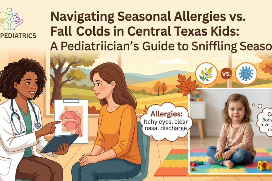 Fall Allergies vs Colds in Kids Pediatrician Guide 2026